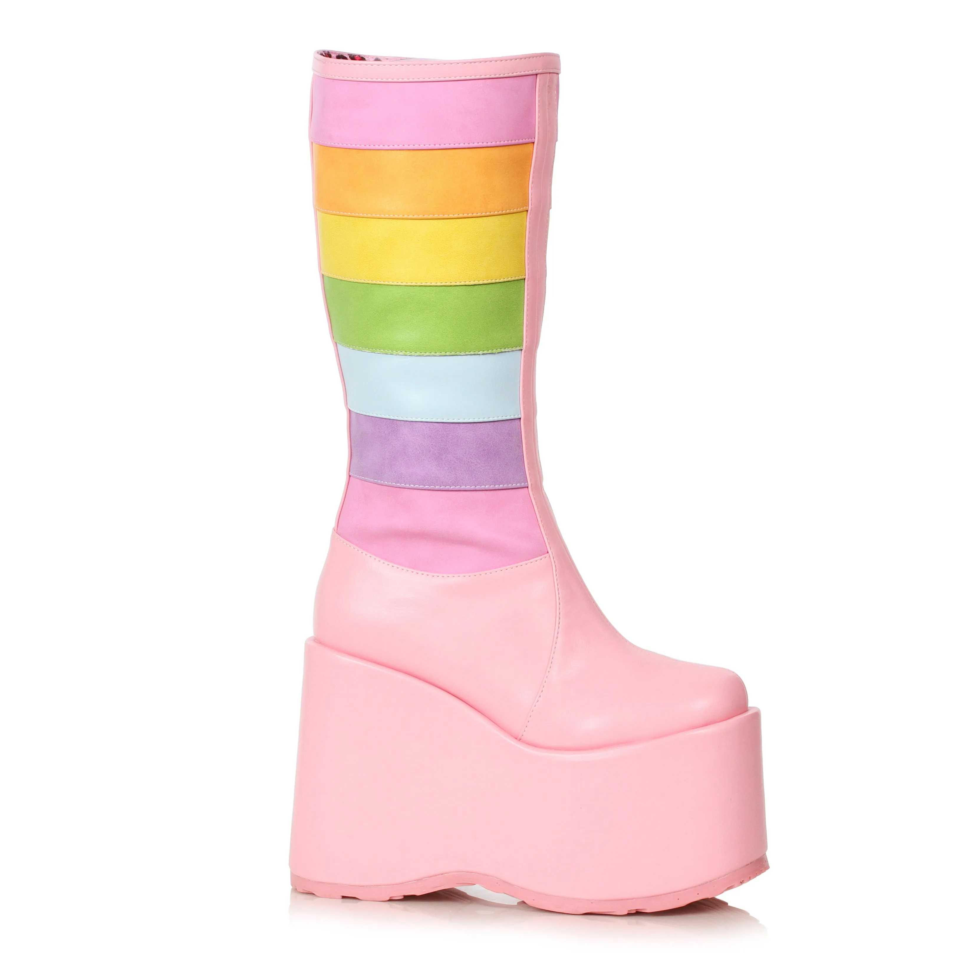 500-JADA 5" Chunky Heel Platform Boot