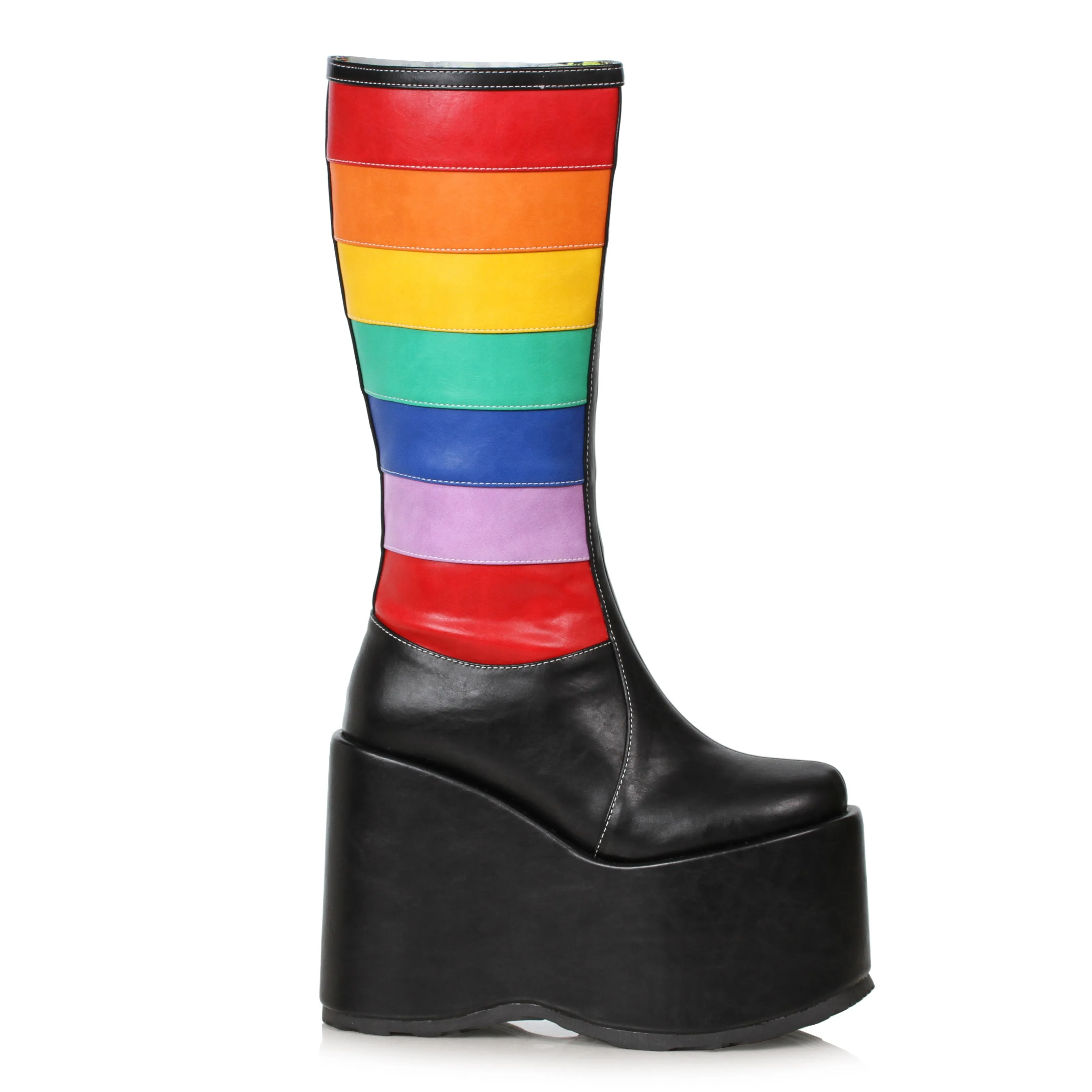 500-JADA 5" Chunky Heel Platform Boot