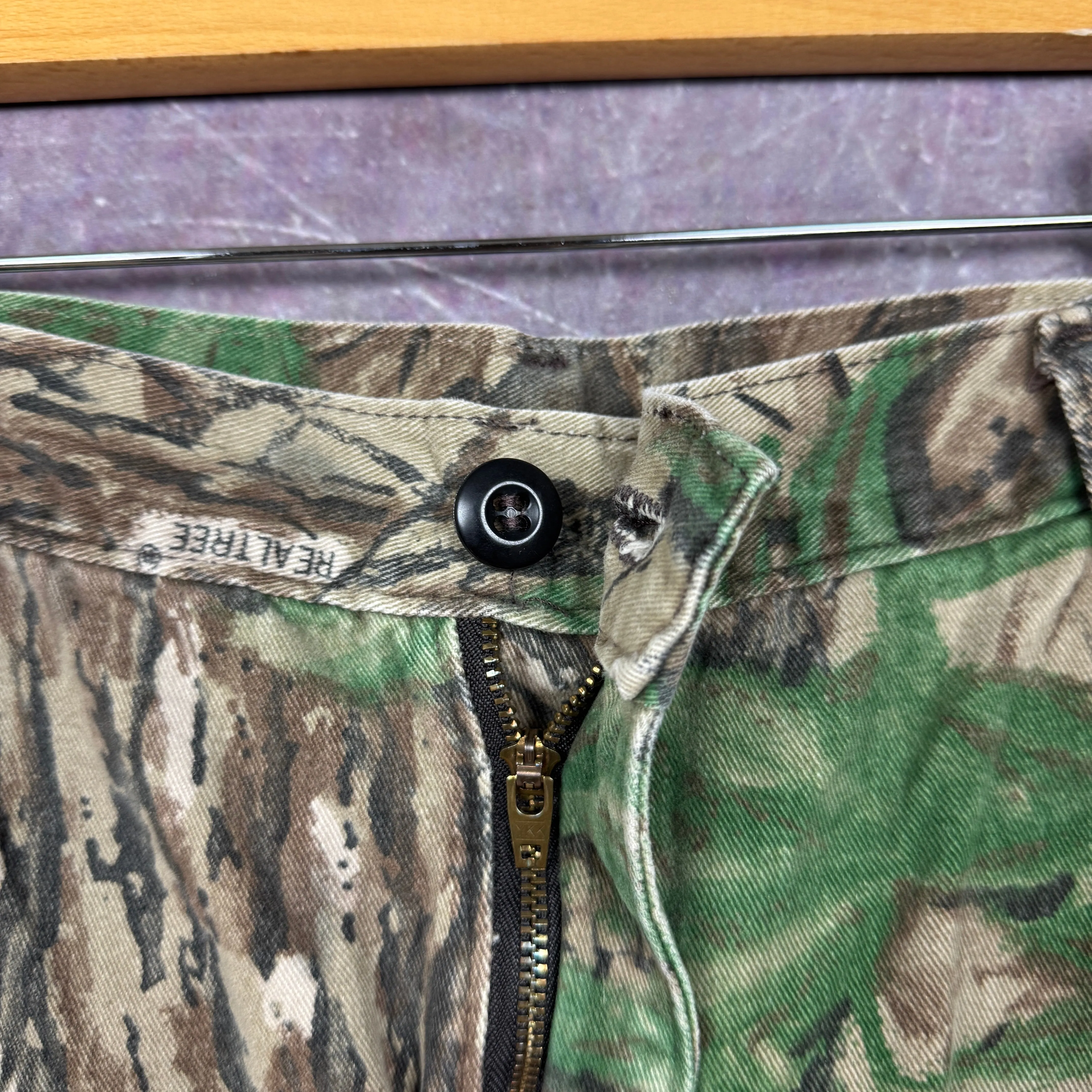 90s RealTree Camo Baggy Cargo Work Pants 35x29.5 2086