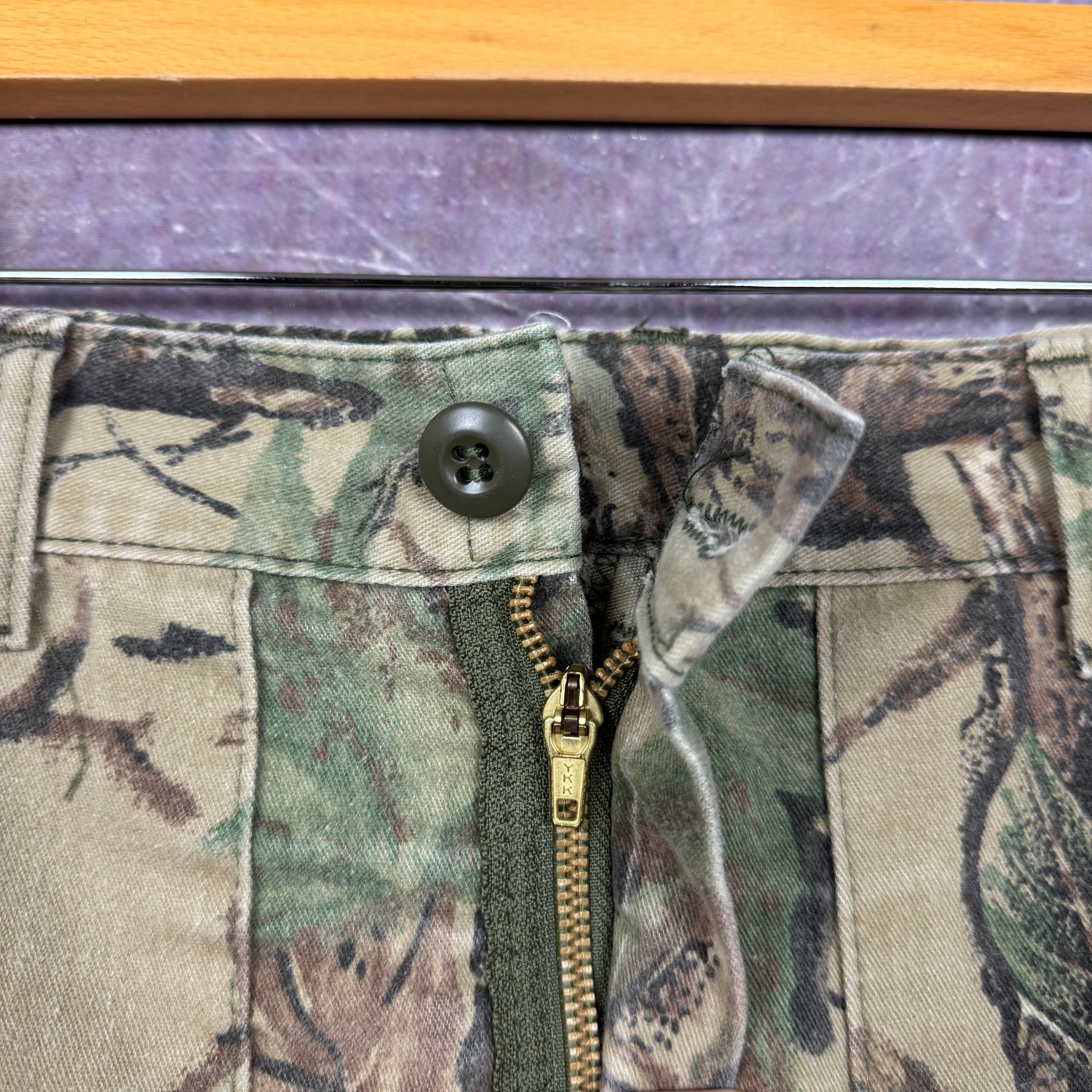 90s RealTree Camo Cargo Baggy Work Pants 33x30 2216