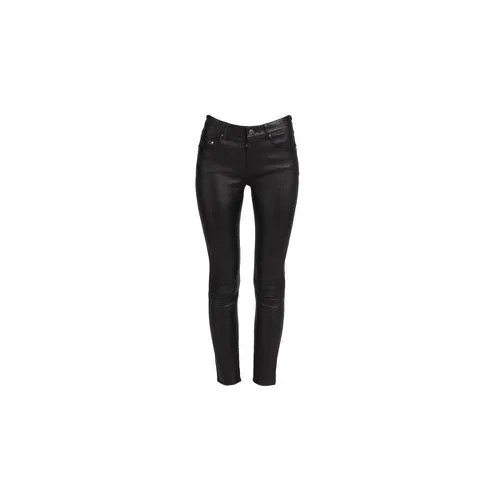 AMIRI Dark Green Checkered Crochet Flare Pants
