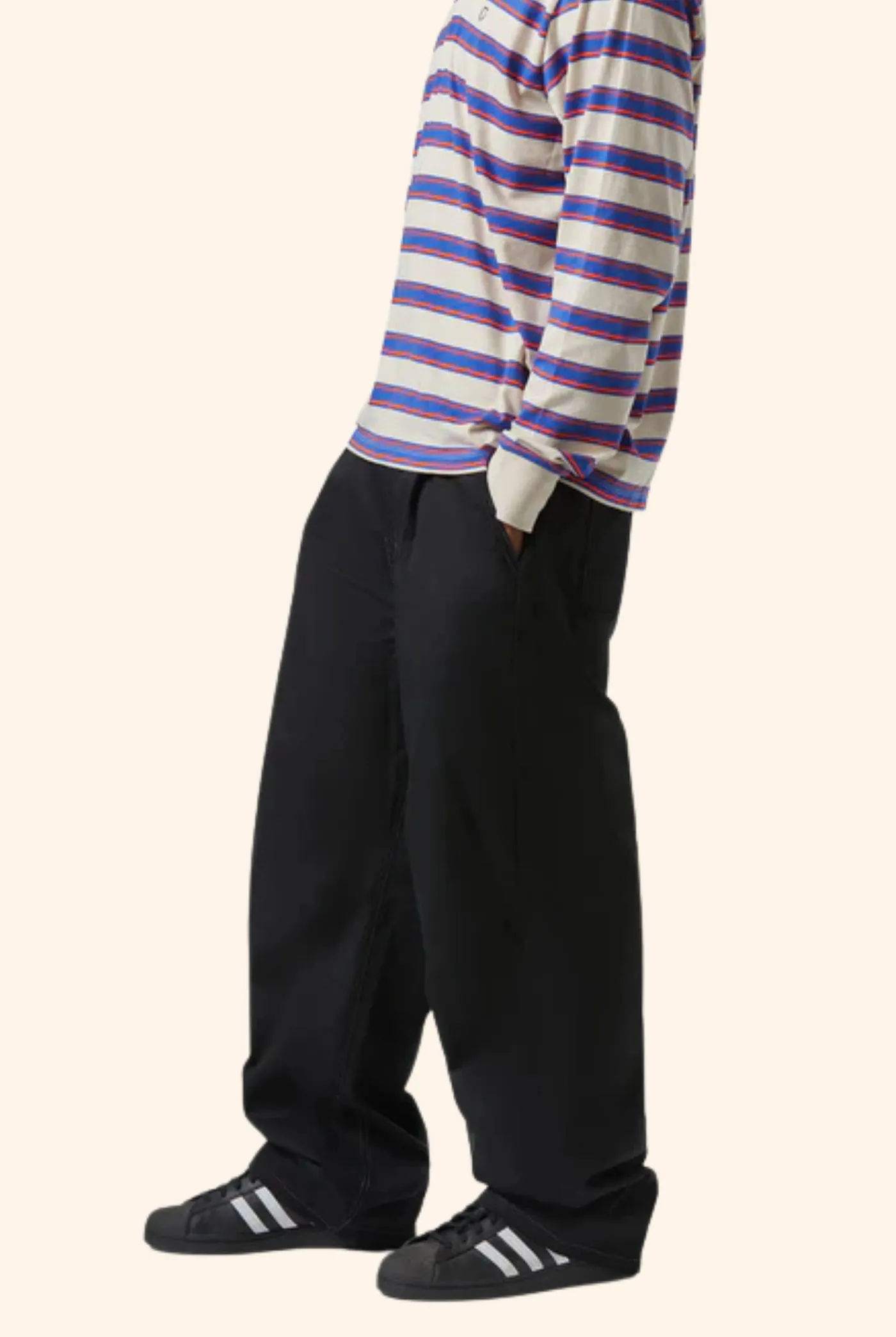 Baggy Skate Pant in Black