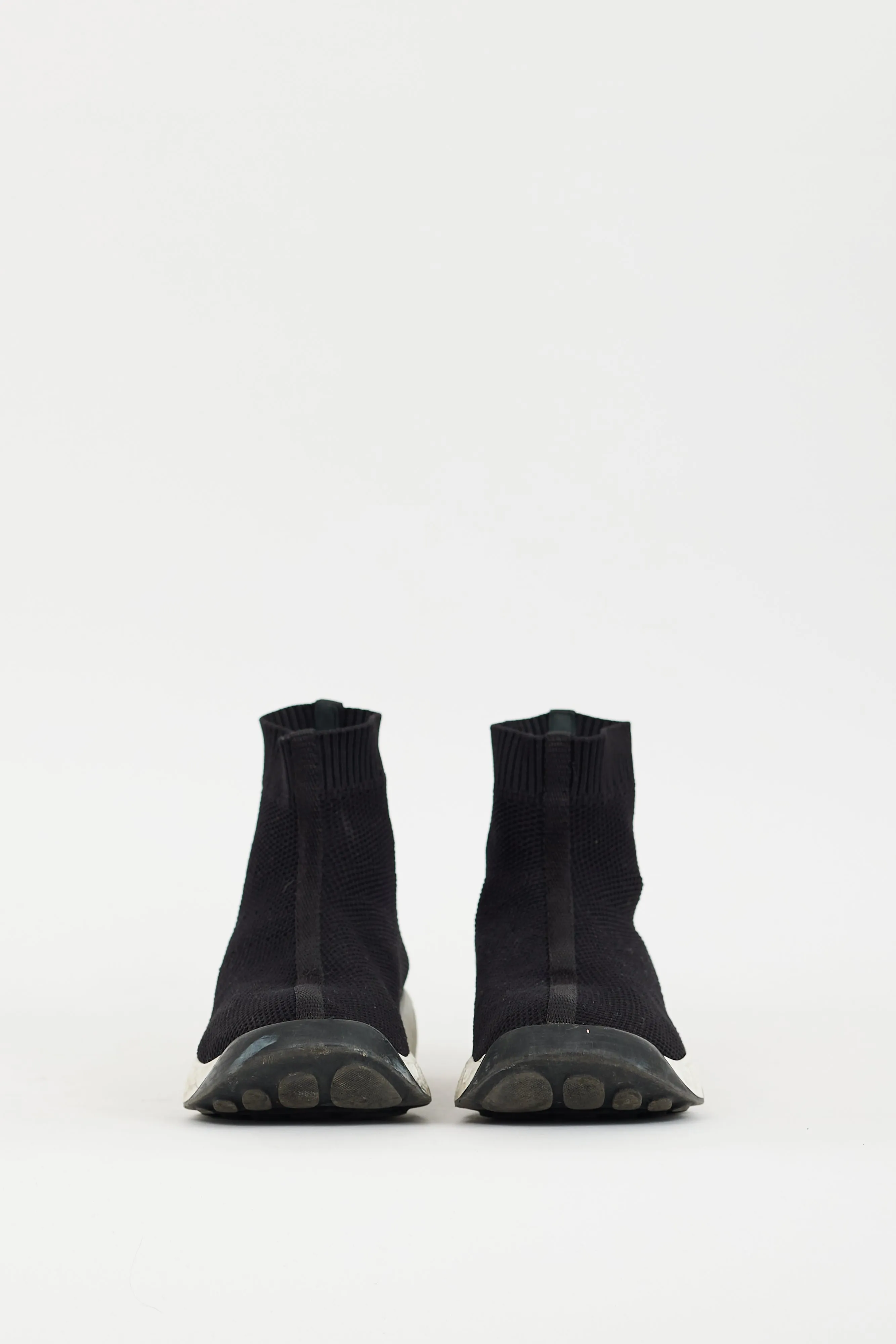 Black & White Fusion Technical High Top Sneaker