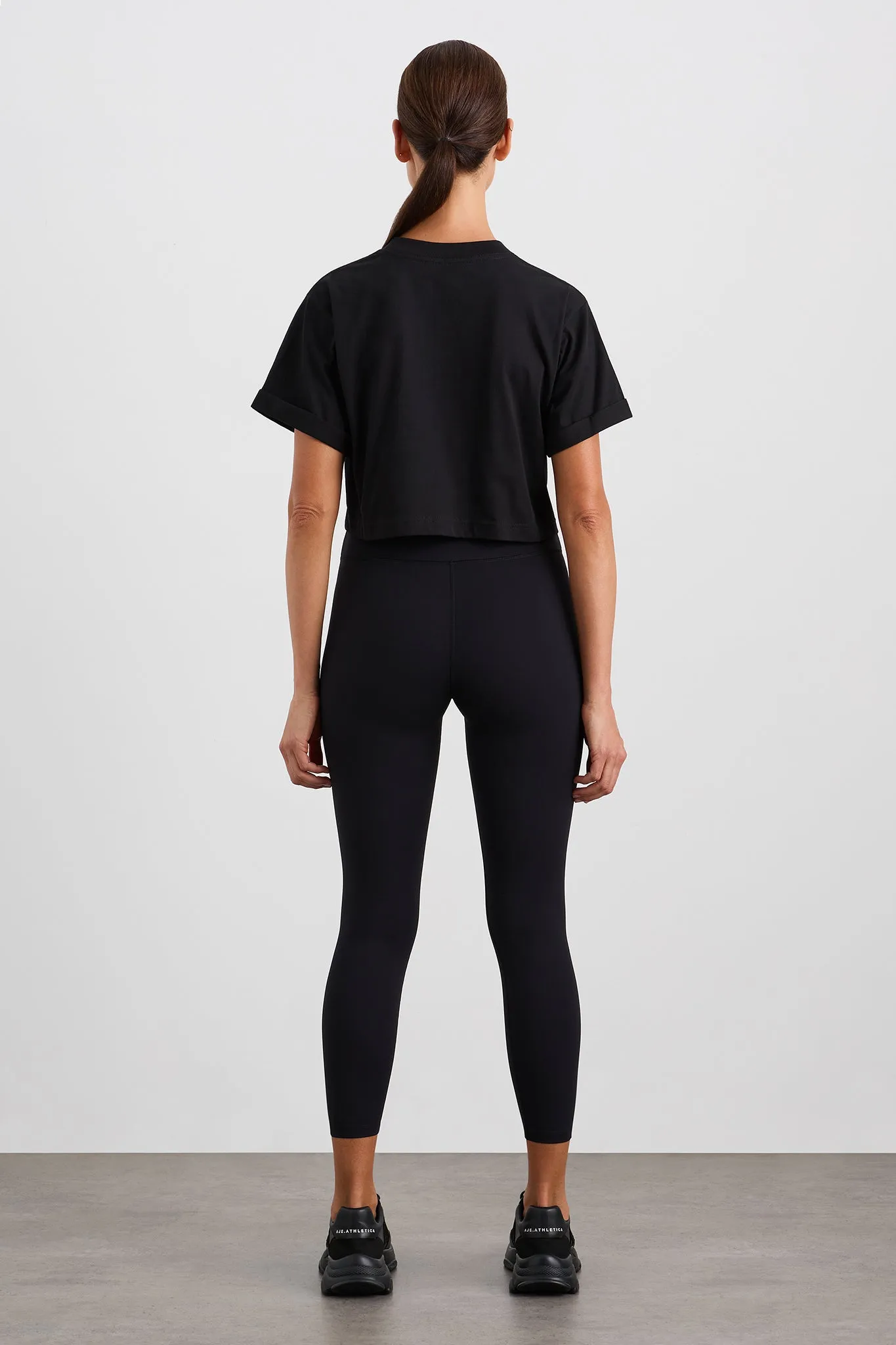 Block Logo Cropped Tee 105