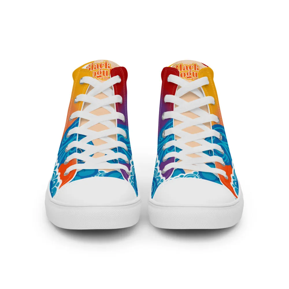 BMCLUB Wavy Women’s high top canvas shoes