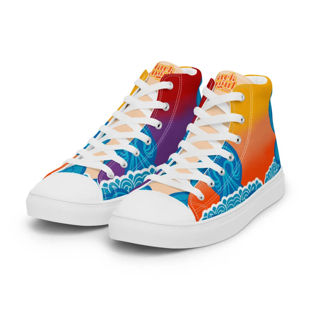 BMCLUB Wavy Women’s high top canvas shoes
