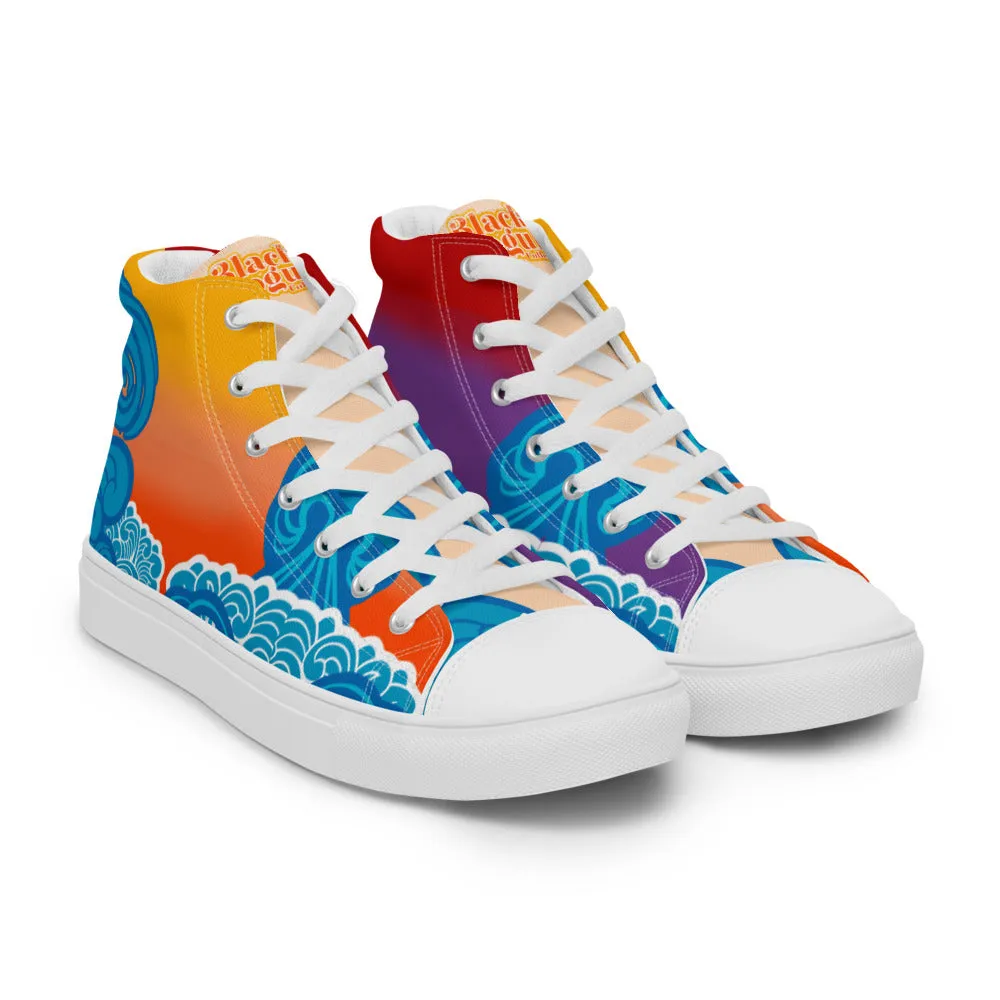BMCLUB Wavy Women’s high top canvas shoes