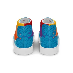 BMCLUB Wavy Women’s high top canvas shoes
