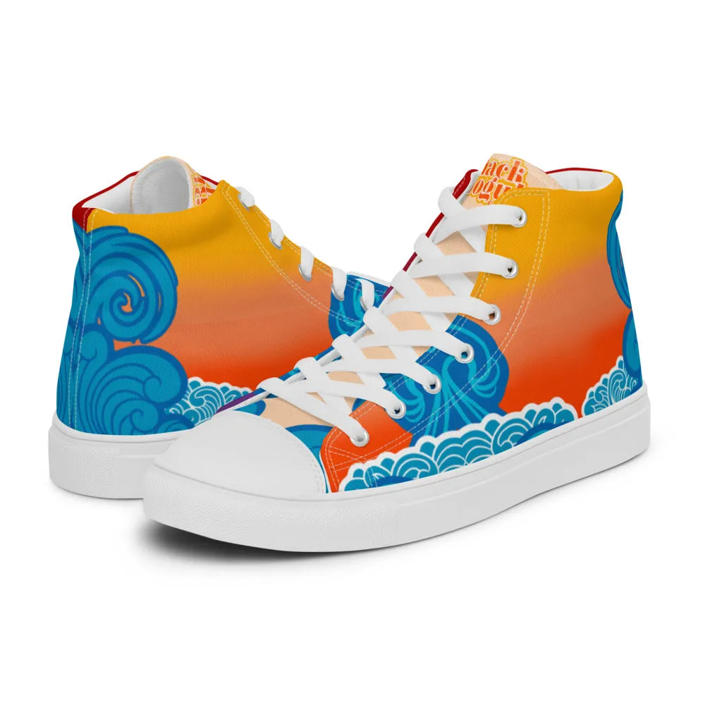 BMCLUB Wavy Women’s high top canvas shoes