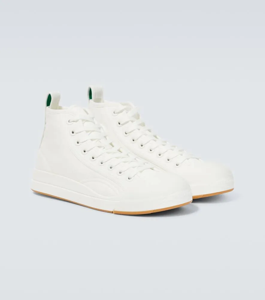 Bottega Veneta Vulcan high-top canvas sneakers