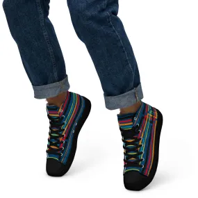 Colorful High Top Canvas Shoes