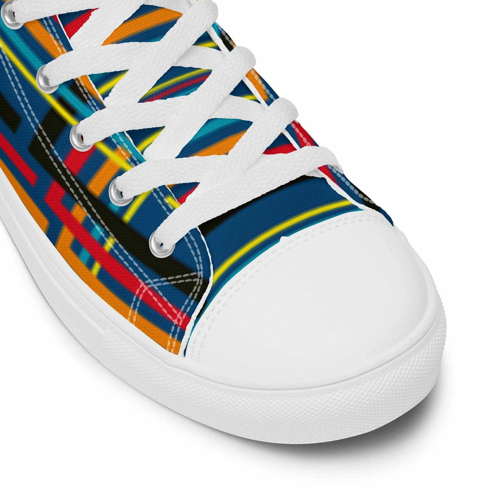 Colorful High Top Canvas Shoes
