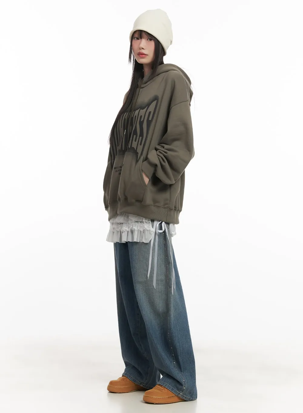 Graphic Oversized Hoodie CF519