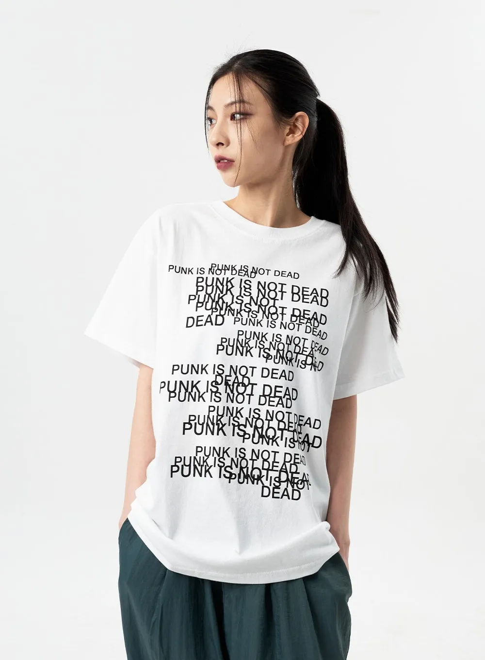 Graphic Oversized Tee CY312