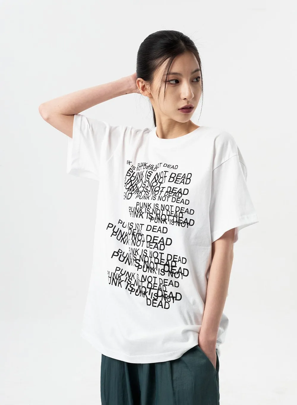 Graphic Oversized Tee CY312