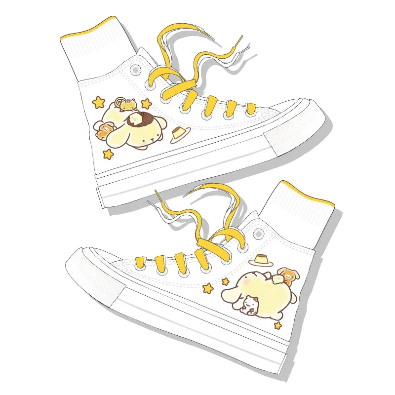 Kawaii Cinnamoroll High-top Canvas Shoes