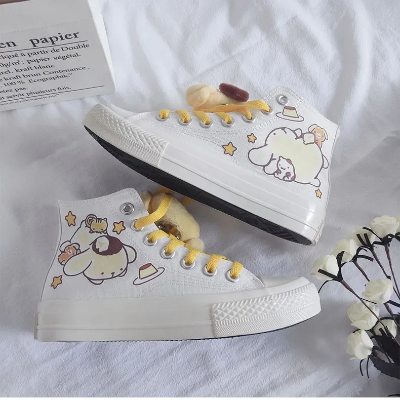 Kawaii Cinnamoroll High-top Canvas Shoes