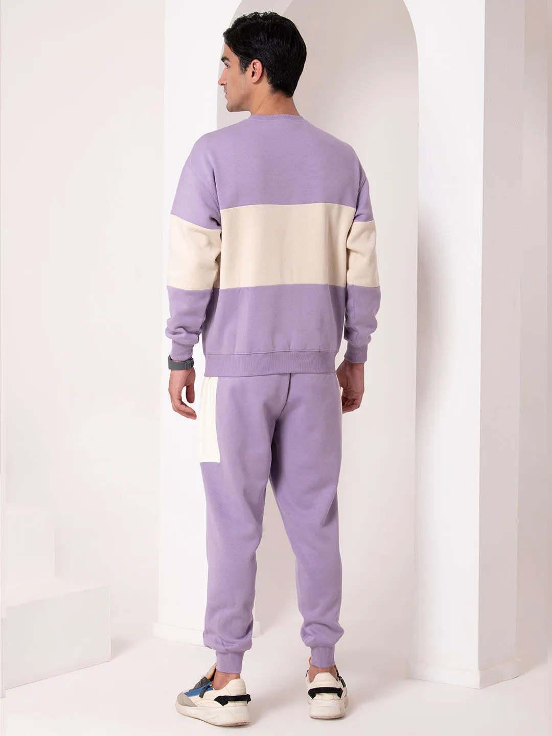 Lavender Colorblock Co-ord Set