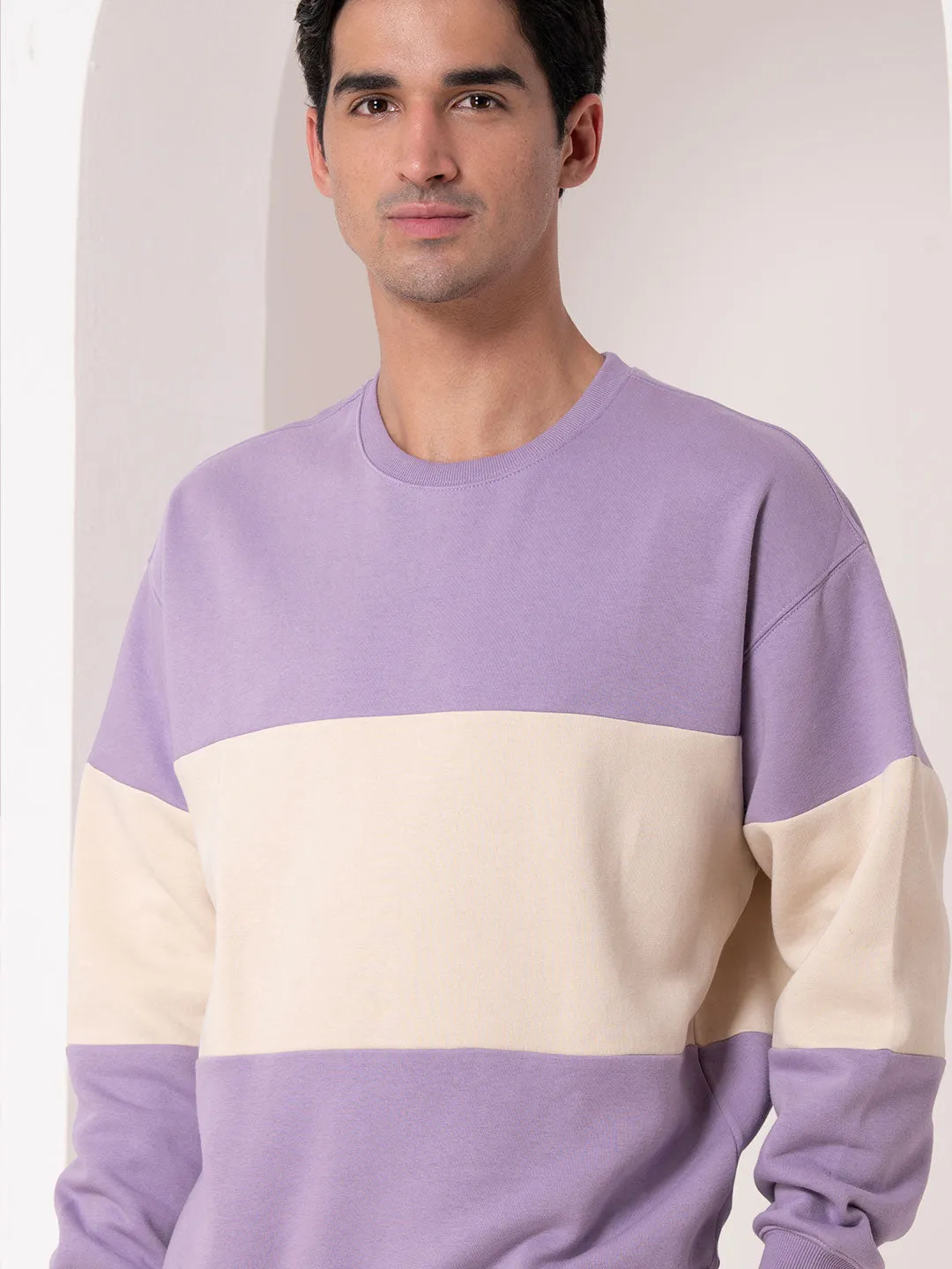 Lavender Colorblock Co-ord Set