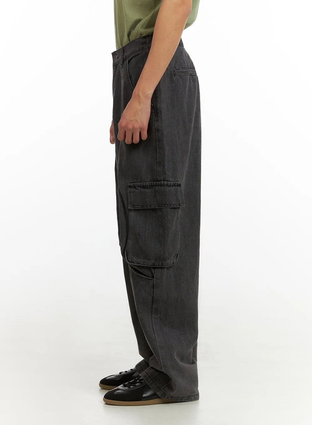 Men's Baggy Cargo Jeans IU418