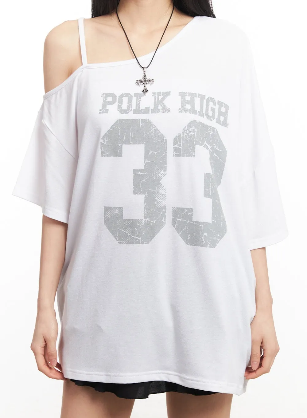 Oversized Graphic Tee CA514