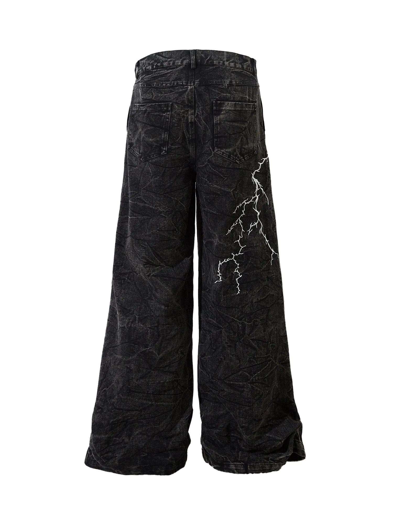 Sneakerhill High Street Hip-hop Distressed Washed Jeans - 2185