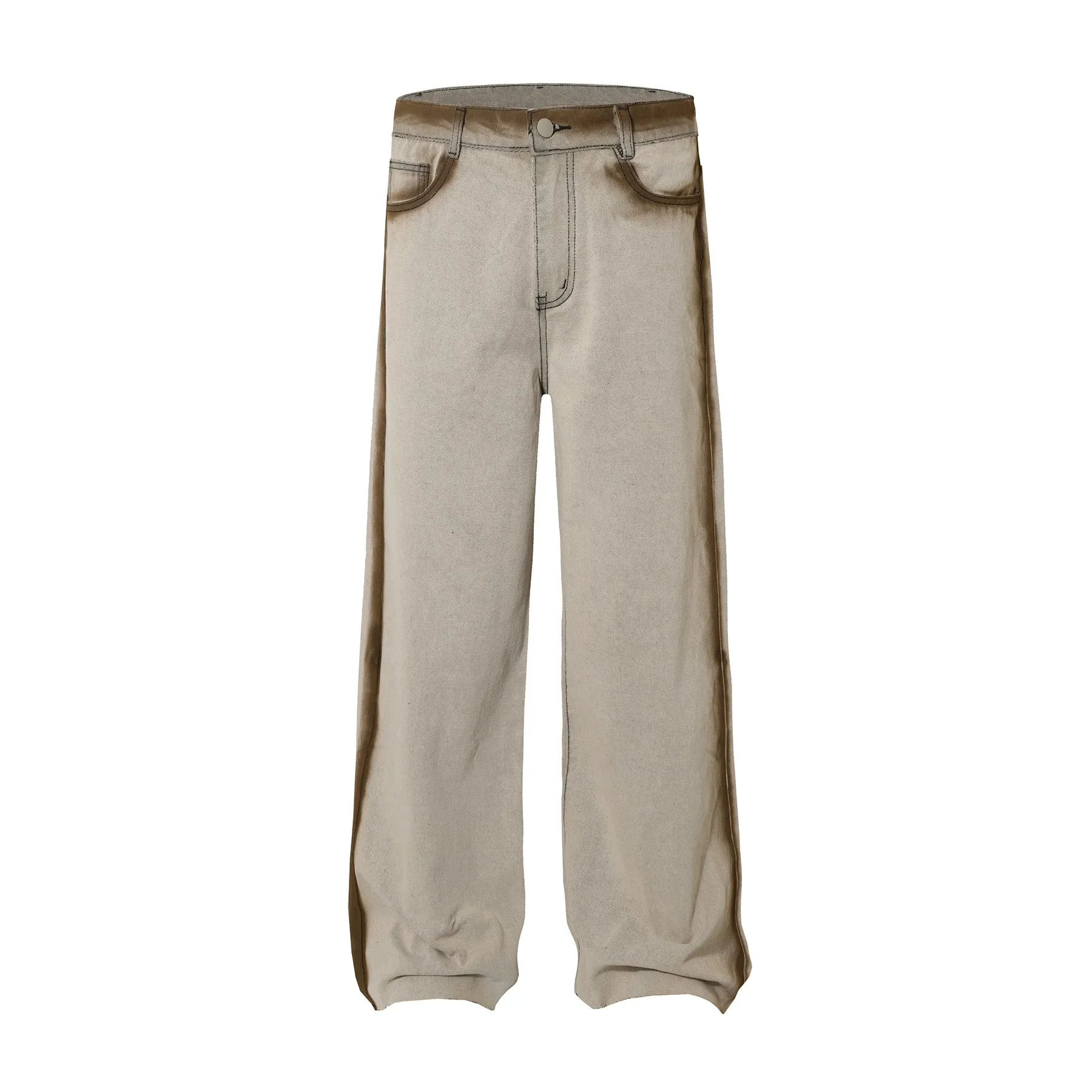 Sneakerhill Vintage Distressed Washed Jeans - 2160