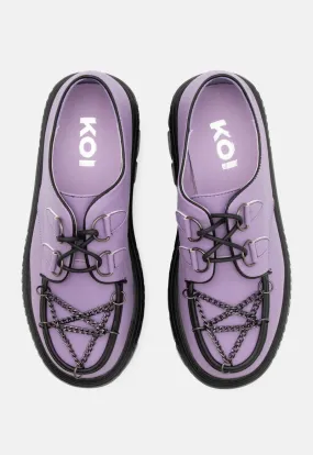 Spooky Solitude Pentagram Shoe by KOI