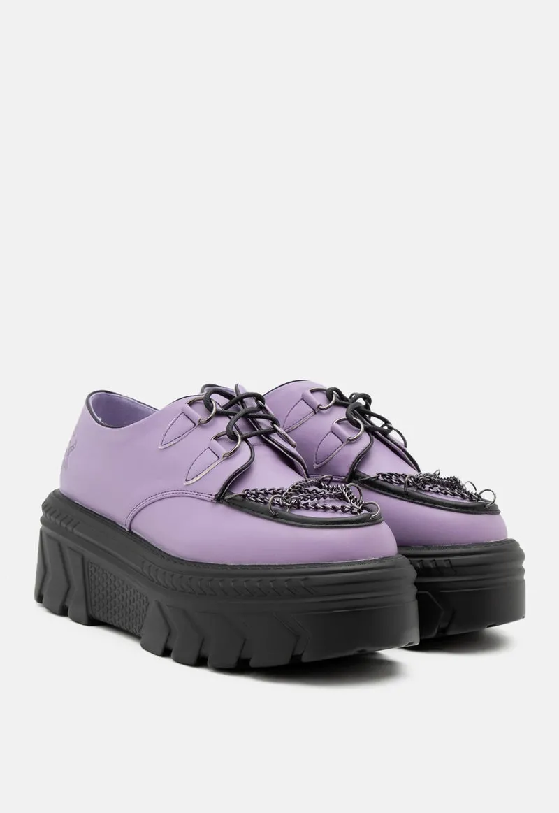 Spooky Solitude Pentagram Shoe by KOI