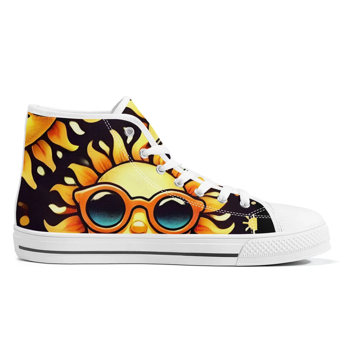 Sunny Vibes High-Top Canvas Shoes (Adults)