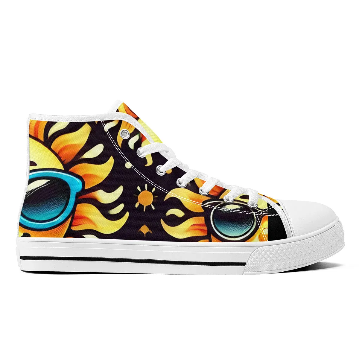 Sunny Vibes High-Top Canvas Shoes (Adults)