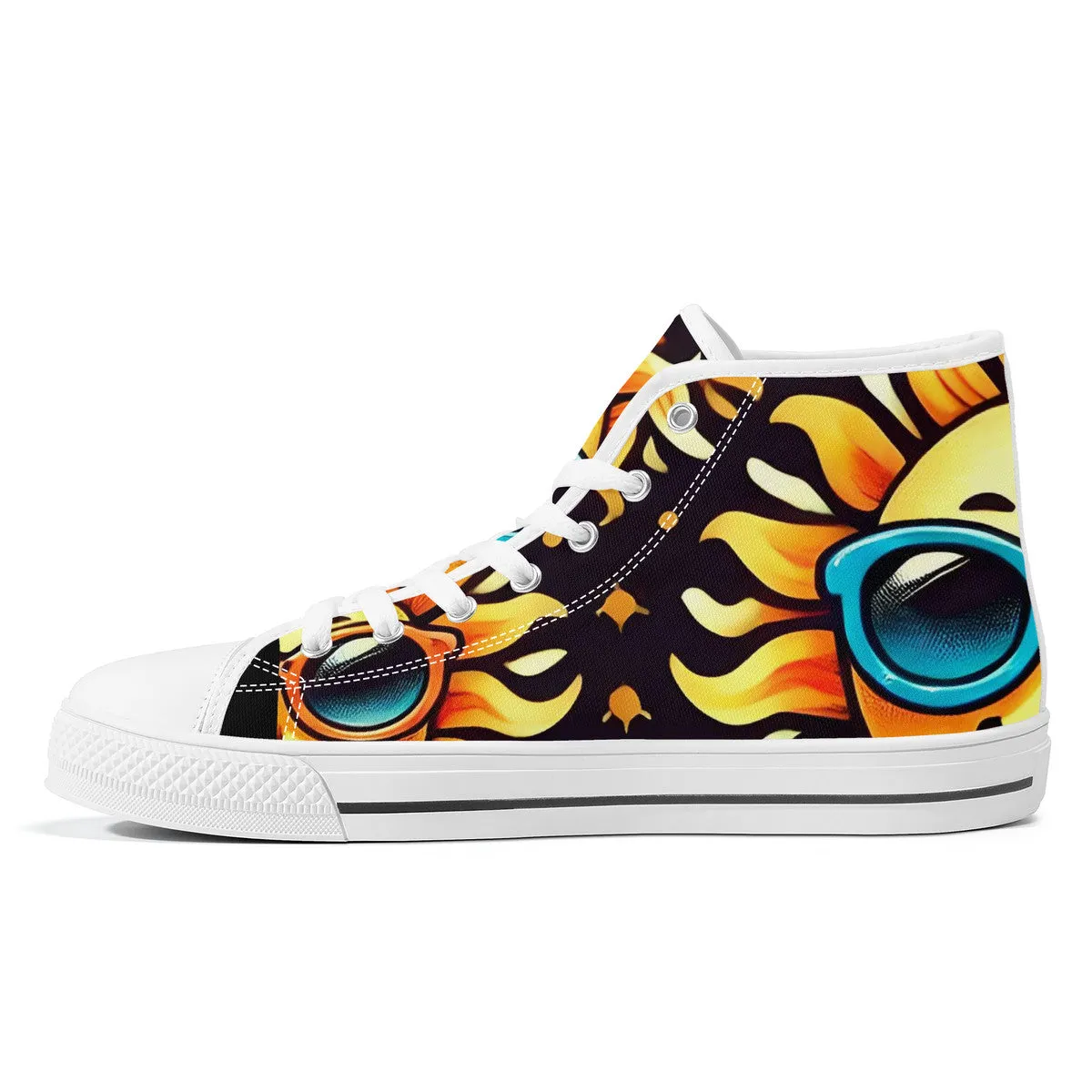 Sunny Vibes High-Top Canvas Shoes (Adults)