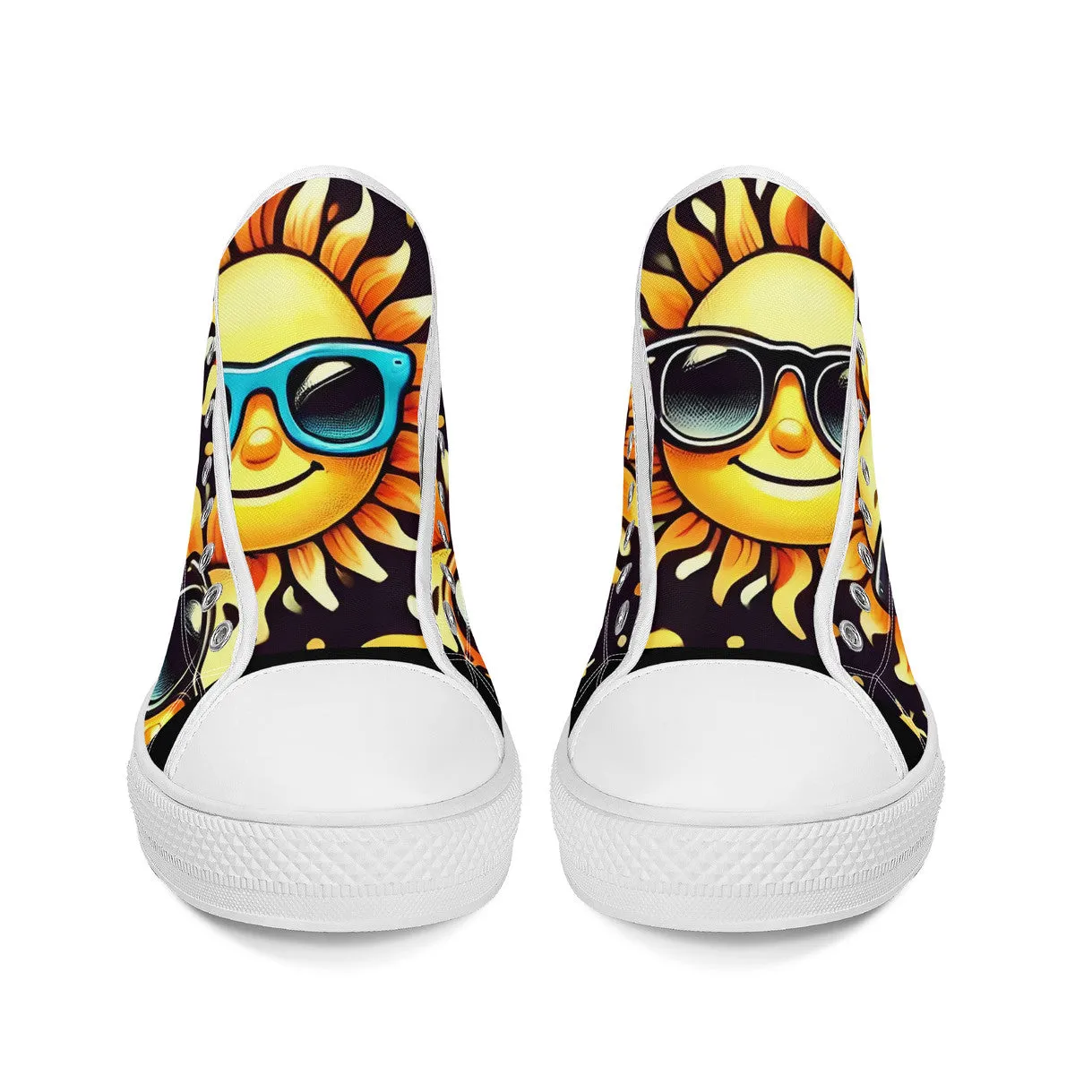 Sunny Vibes High-Top Canvas Shoes (Adults)