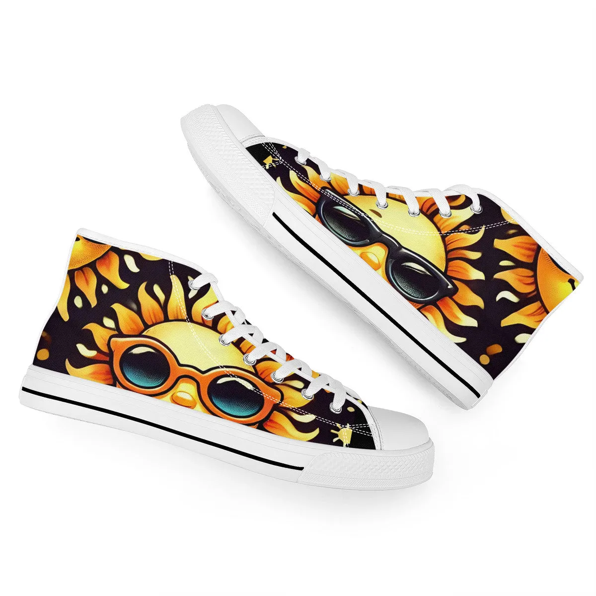 Sunny Vibes High-Top Canvas Shoes (Adults)