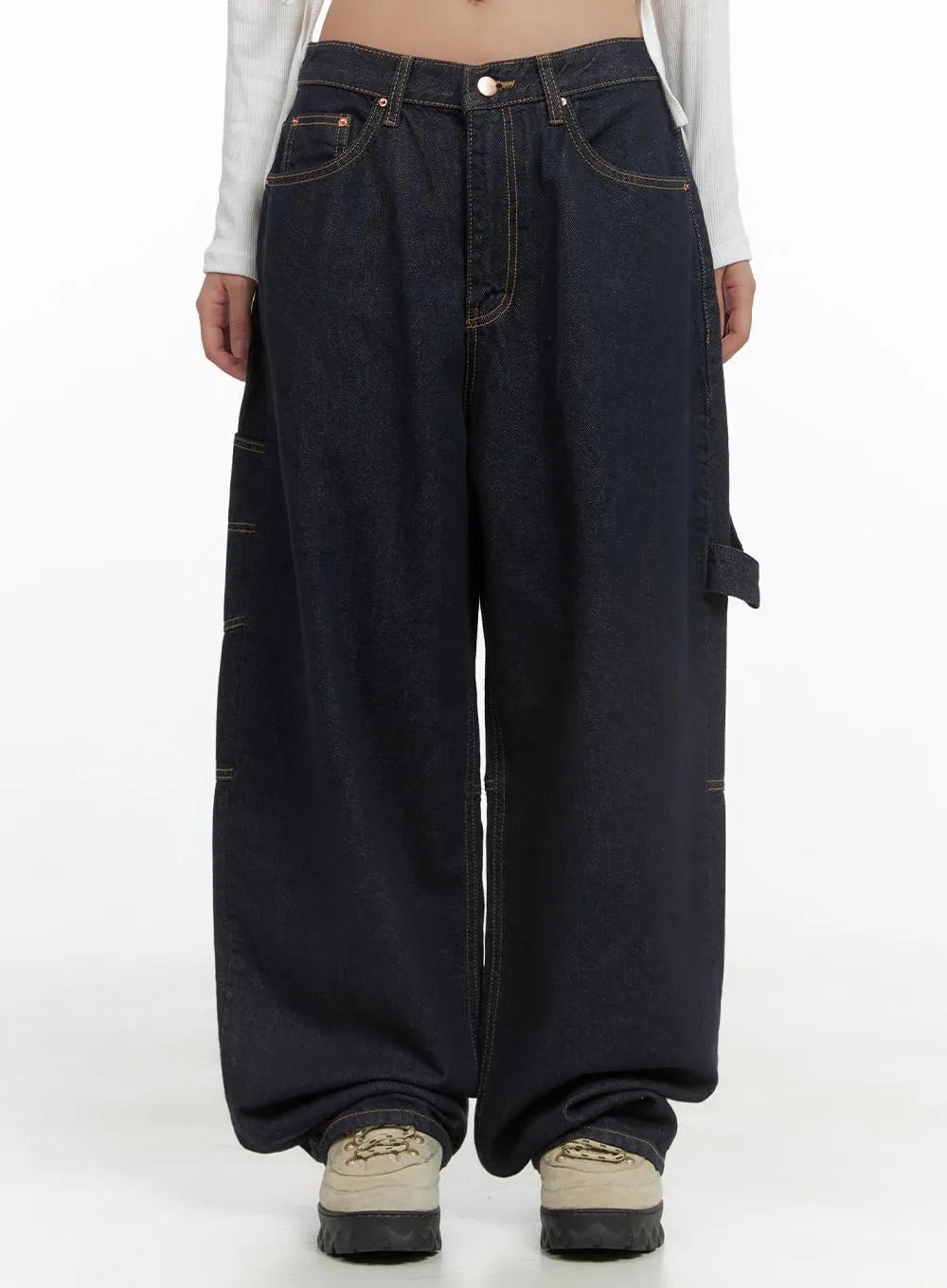Trixie Cargo Baggy Jeans CS404