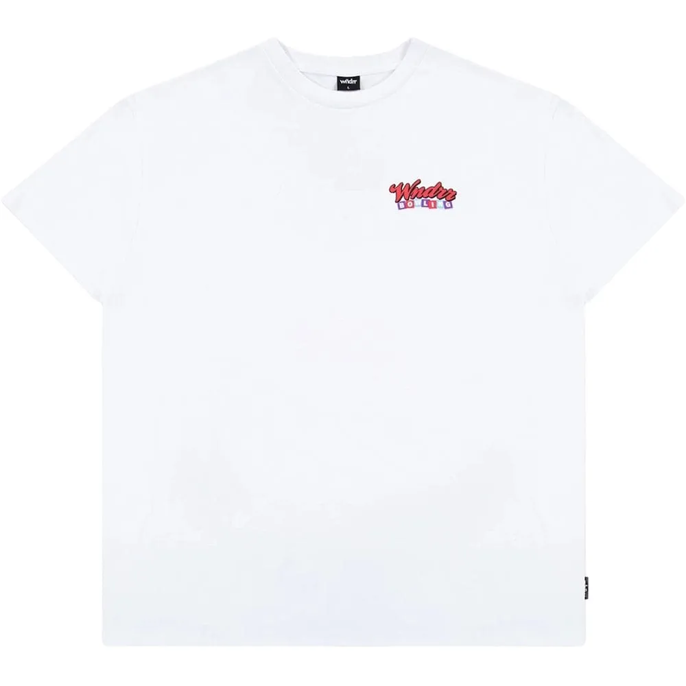 WNDRR Bowling Box Fit Tee - White